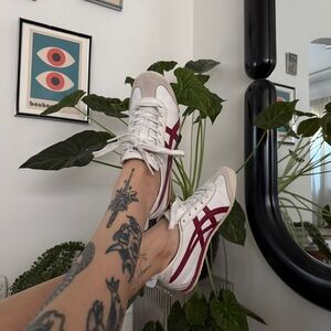 Onitsuka Tiger Mexico 66 White & Red Sneakers